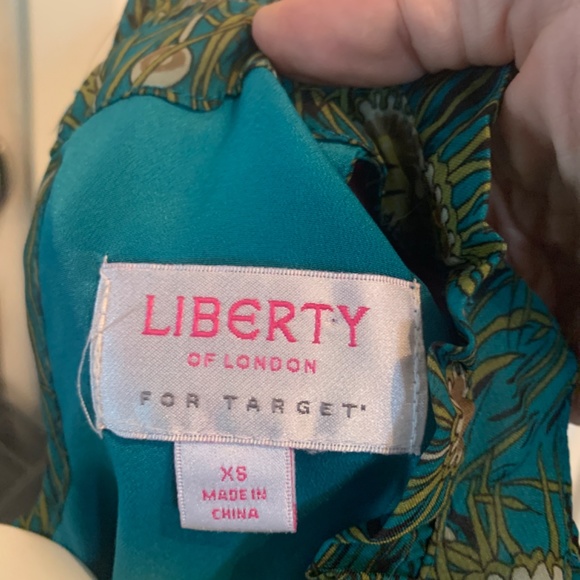 Liberty‎ of London for target peacock feather top. Worn twice - Picture 2 of 4